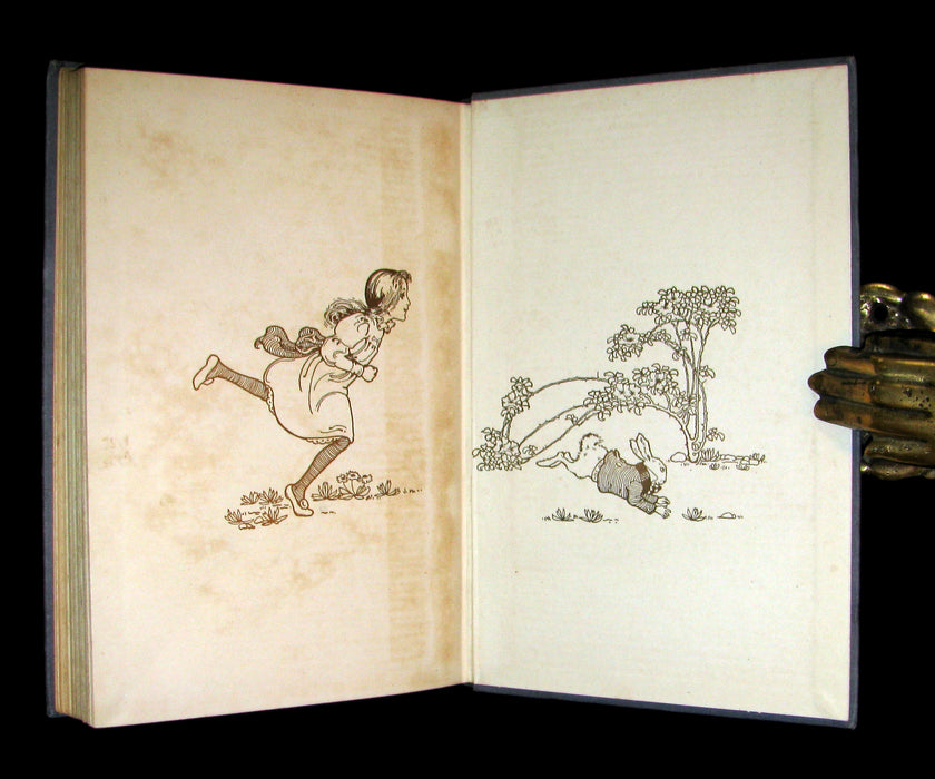 1907 Rare Book - Alice's Adventures in Wonderland beautifully Illustrated by Amy Millicent Sowerby. 1stED.