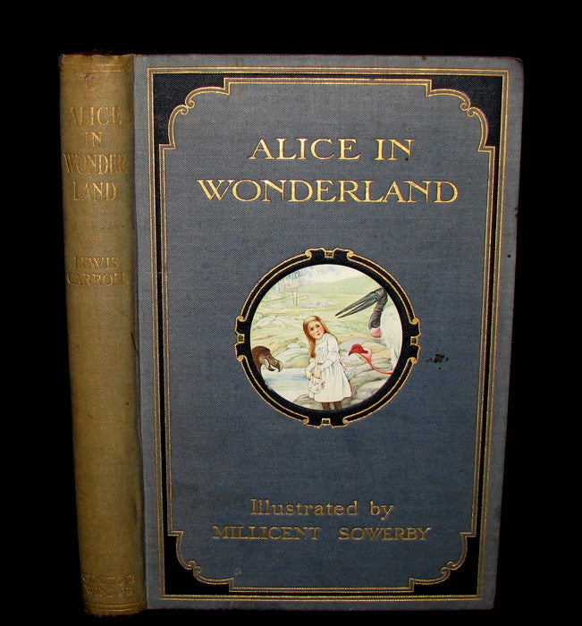 1907 Rare Book - Alice's Adventures in Wonderland beautifully Illustrated by Amy Millicent Sowerby. 1stED.