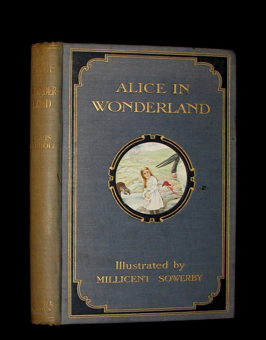 1907 Rare Book - Alice's Adventures in Wonderland beautifully Illustrated by Amy Millicent Sowerby. 1stED.