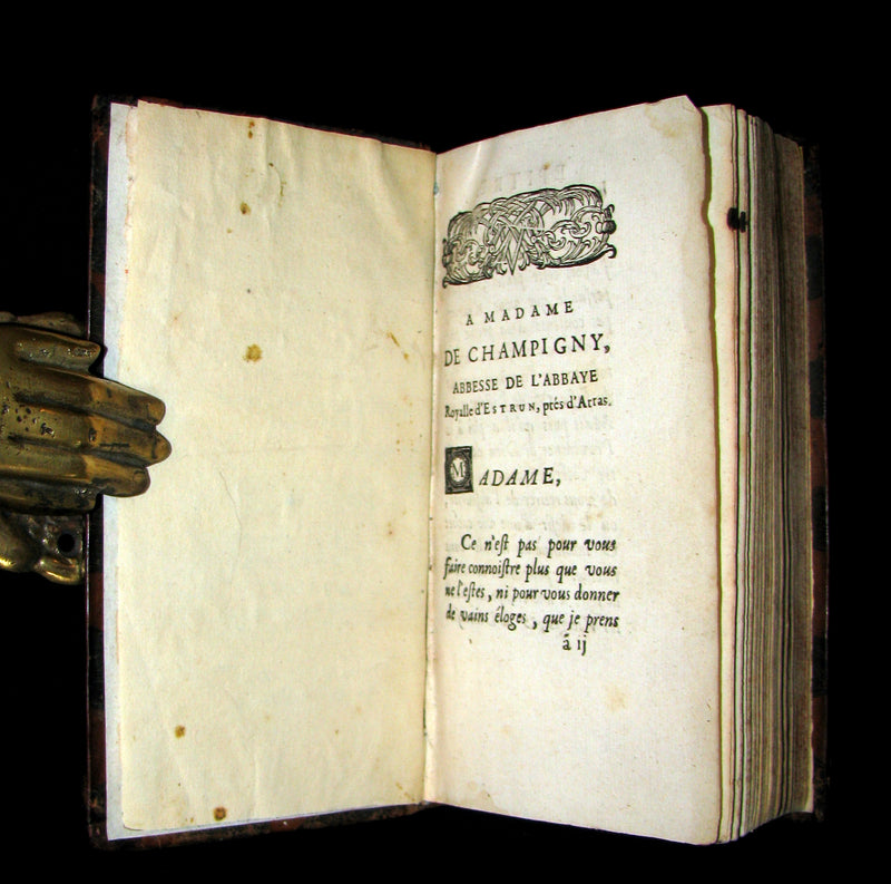 1697 Scarce French Book - L'ÉPOUSE AU DÉSERT - The Wife at the Desert. Meditations.