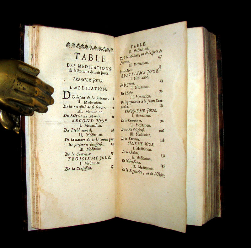 1697 Scarce French Book - L'ÉPOUSE AU DÉSERT - The Wife at the Desert. Meditations.