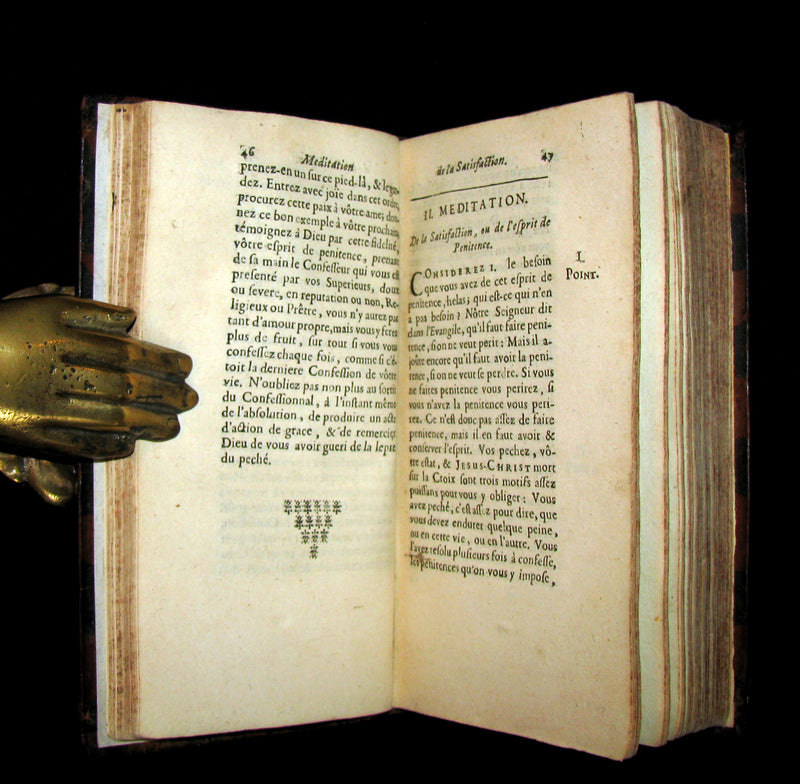 1697 Scarce French Book - L'ÉPOUSE AU DÉSERT - The Wife at the Desert. Meditations.