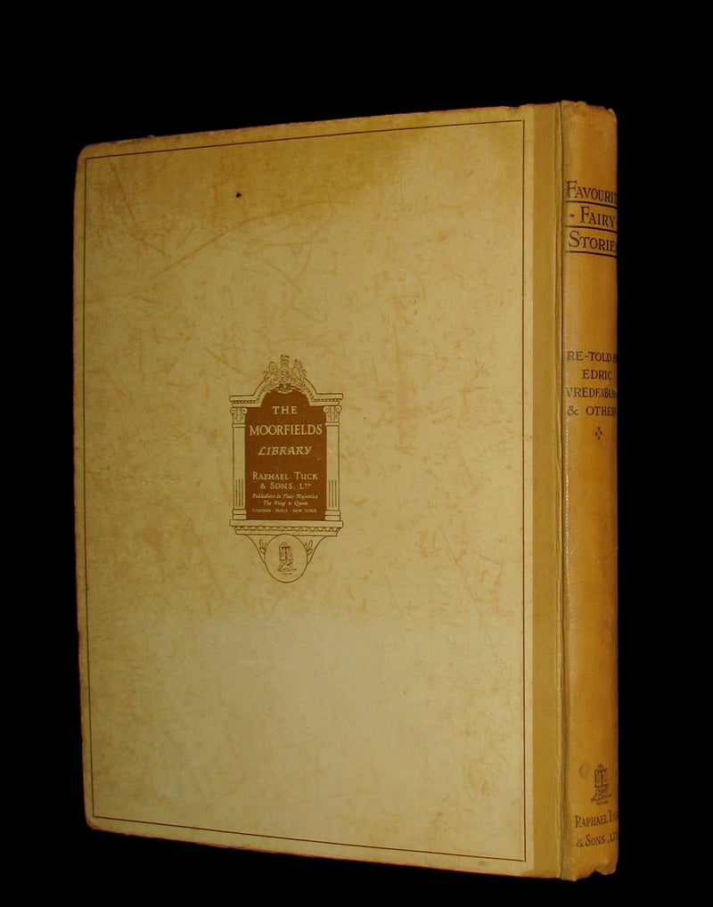 1910 Scarce Book - FAVOURITE FAIRY STORIES Re-told by Edric Vredenburg. Illustrated.