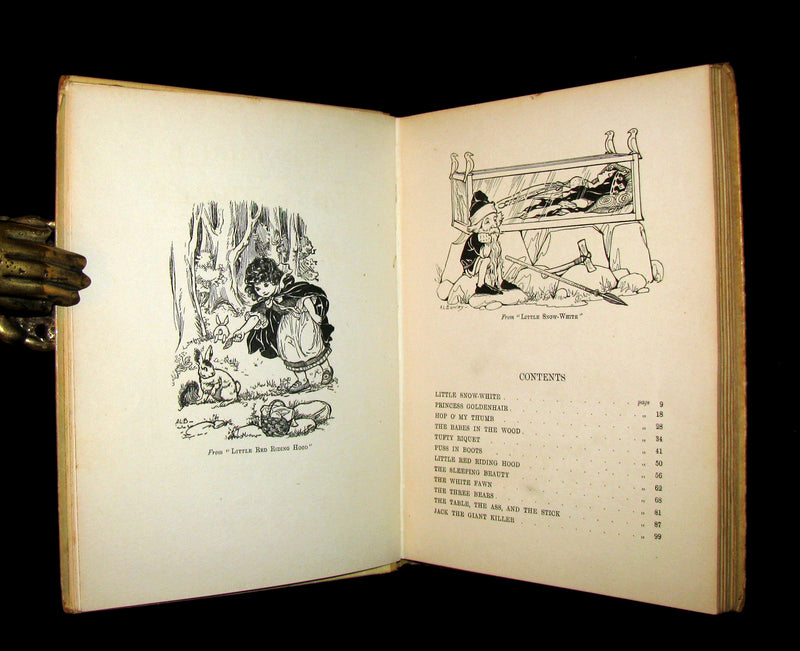 1910 Scarce Book - FAVOURITE FAIRY STORIES Re-told by Edric Vredenburg. Illustrated.