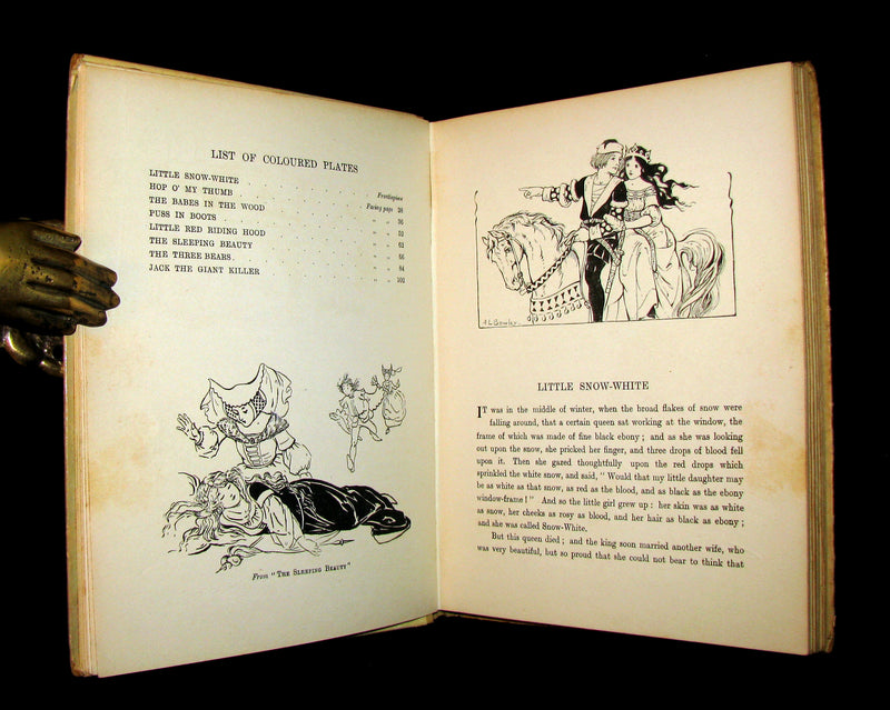 1910 Scarce Book - FAVOURITE FAIRY STORIES Re-told by Edric Vredenburg. Illustrated.