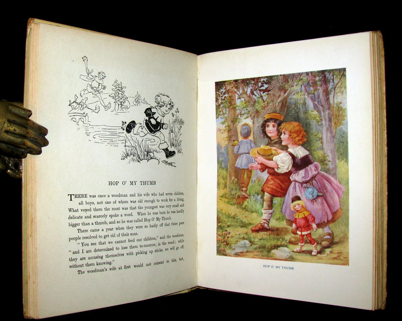 1910 Scarce Book - FAVOURITE FAIRY STORIES Re-told by Edric Vredenburg. Illustrated.