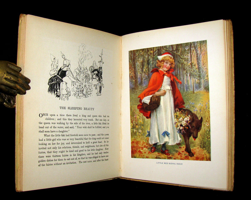 1910 Scarce Book - FAVOURITE FAIRY STORIES Re-told by Edric Vredenburg. Illustrated.
