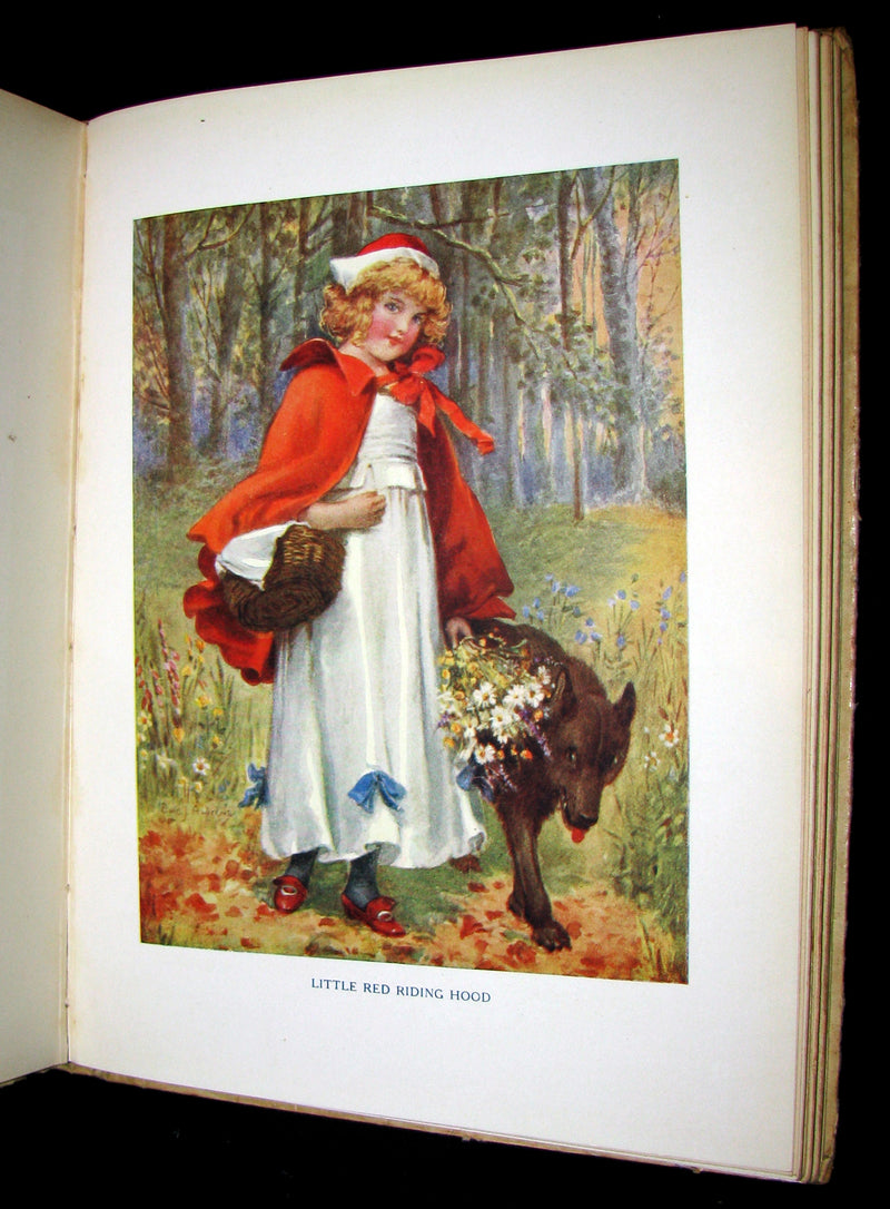 1910 Scarce Book - FAVOURITE FAIRY STORIES Re-told by Edric Vredenburg. Illustrated.