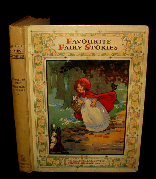 1910 Scarce Book - FAVOURITE FAIRY STORIES Re-told by Edric Vredenburg. Illustrated.