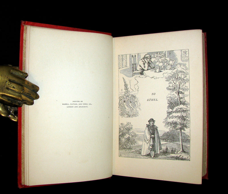 1890 Scarce Victorian Book - The Doyle Fairy Book Consisting of Twenty-Nine Fairy Tales with illustrations by Richard Doyle.