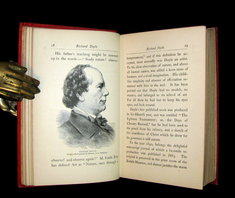 1890 Scarce Victorian Book - The Doyle Fairy Book Consisting of Twenty-Nine Fairy Tales with illustrations by Richard Doyle.