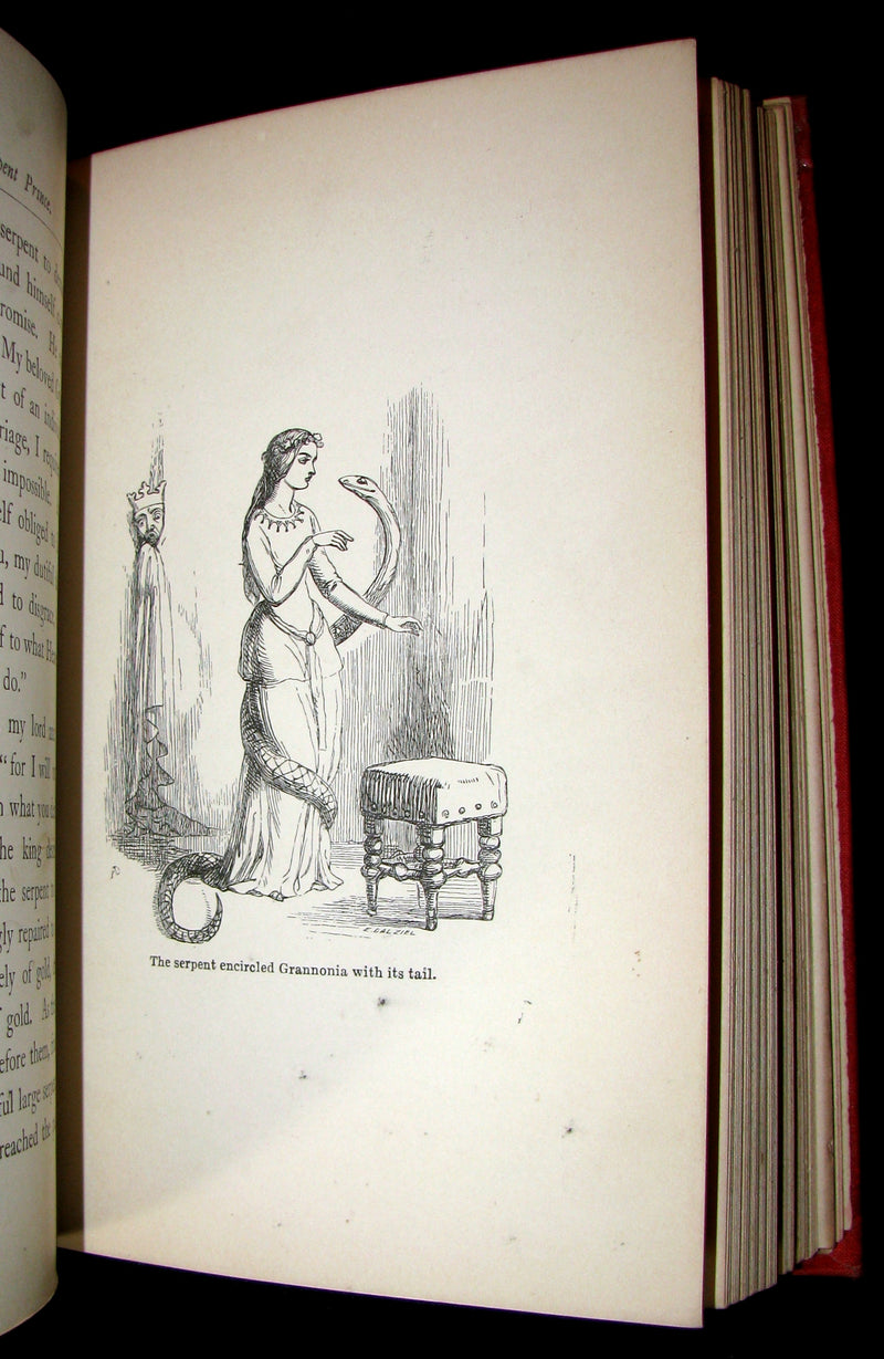 1890 Scarce Victorian Book - The Doyle Fairy Book Consisting of Twenty-Nine Fairy Tales with illustrations by Richard Doyle.