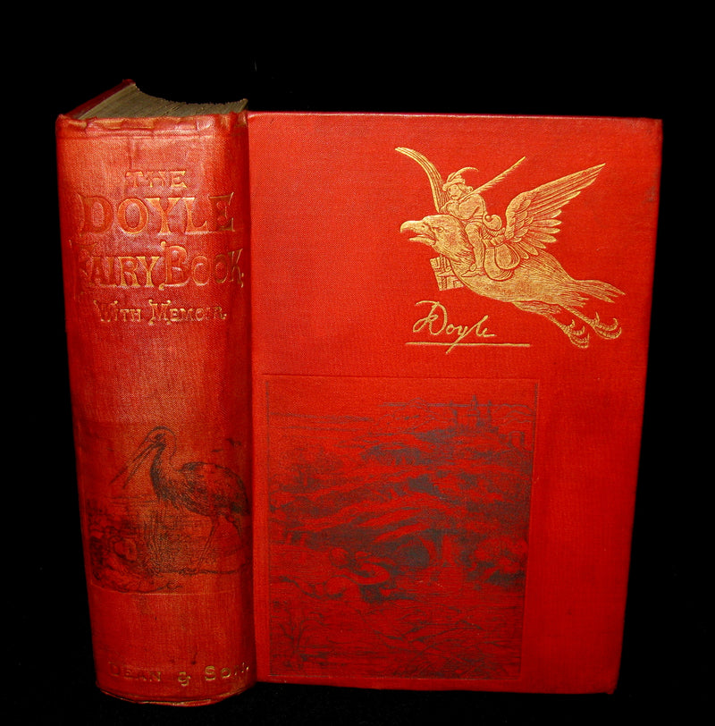 1890 Scarce Victorian Book - The Doyle Fairy Book Consisting of Twenty-Nine Fairy Tales with illustrations by Richard Doyle.