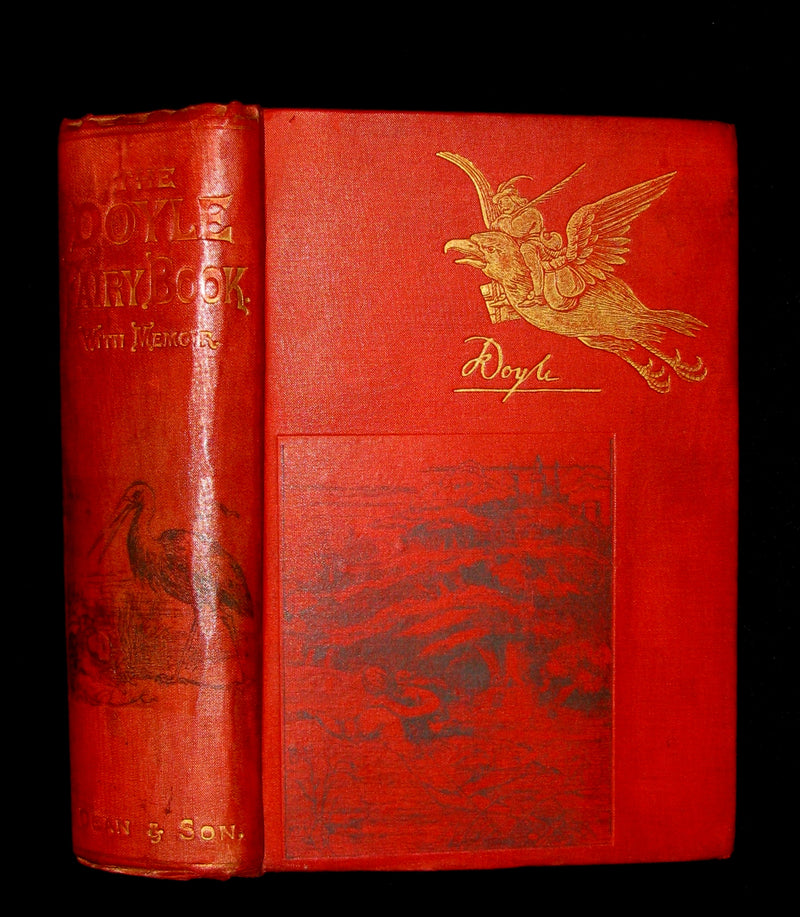 1890 Scarce Victorian Book - The Doyle Fairy Book Consisting of Twenty-Nine Fairy Tales with illustrations by Richard Doyle.