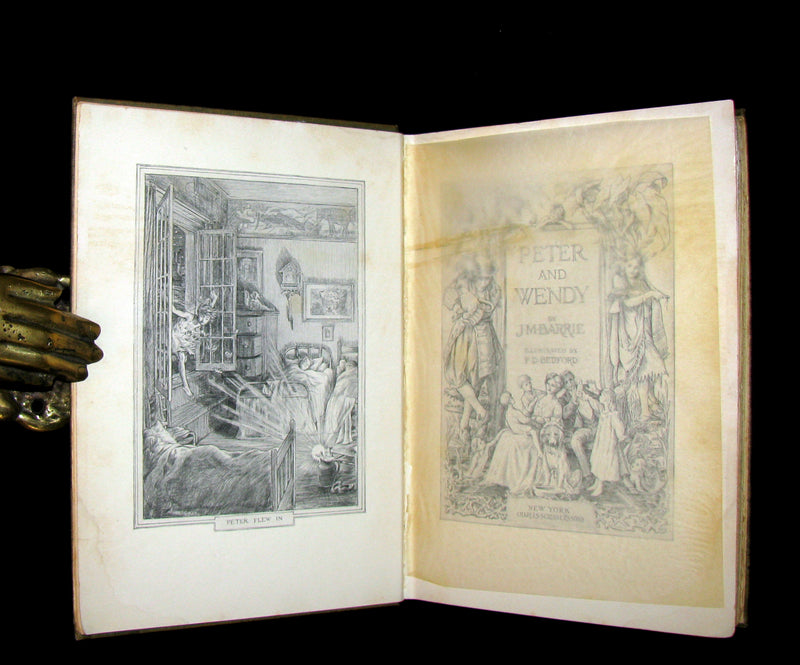1911 Rare First Edition - PETER PAN - Peter and Wendy by James Matthew Barrie.