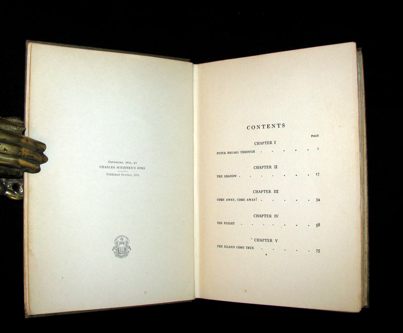 1911 Rare First Edition - PETER PAN - Peter and Wendy by James Matthew Barrie.