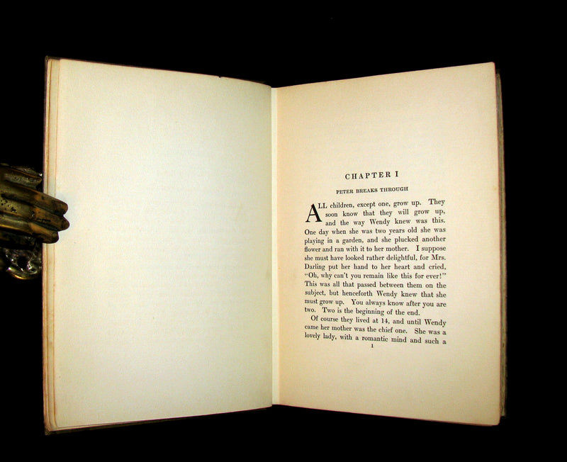 1911 Rare First Edition - PETER PAN - Peter and Wendy by James Matthew Barrie.