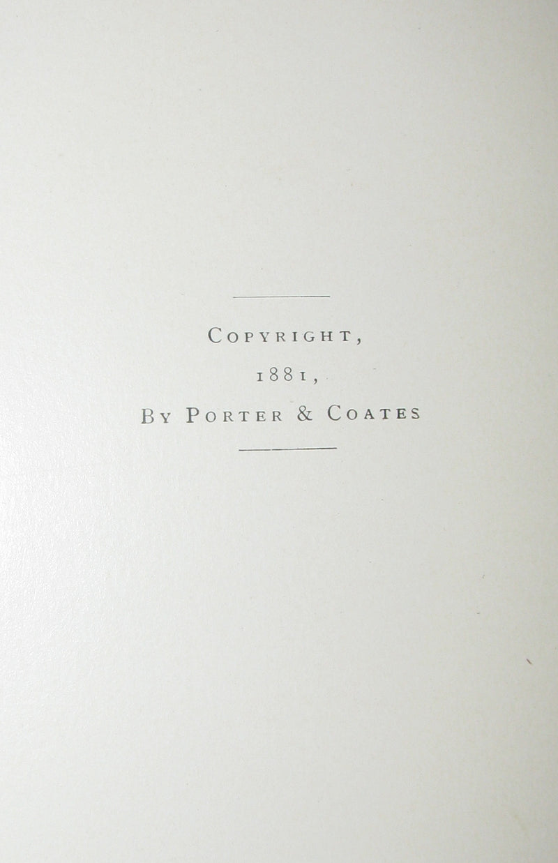 1881 Rare Victorian Book - The Bells by Edgar Allan Poe. Illustrated.