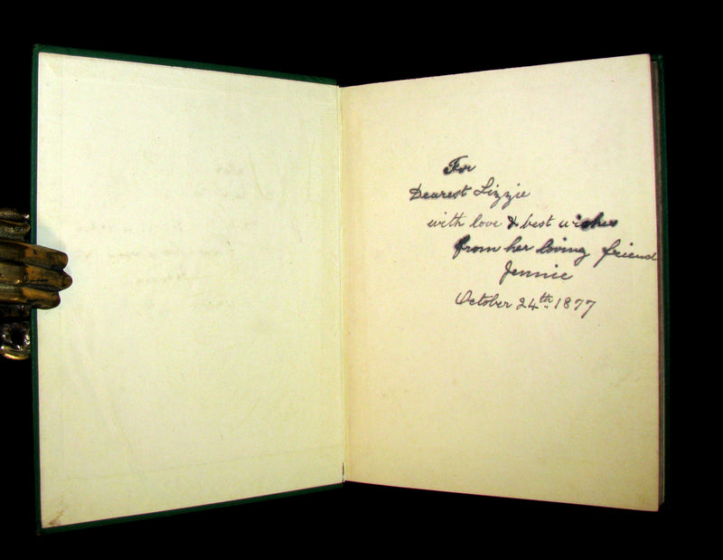 1875 Rare Floriography Book ~ The Language of Flowers by Robert Tyas, Color Illustrated.