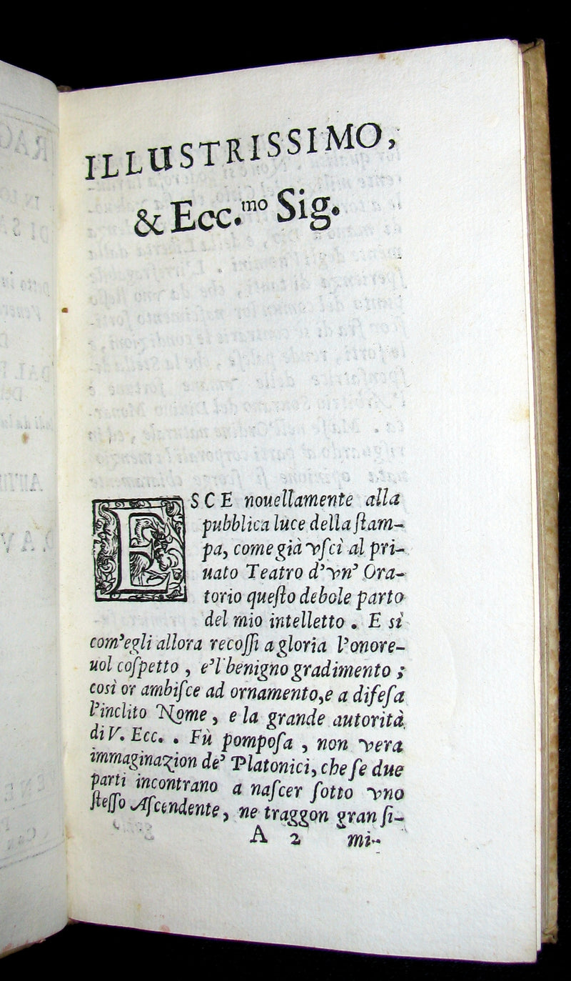 1680 Scarce Italian Vellum Jesuit Book - Panegyric on the Stigmata of St. Francis of Assisi - Francesco d'Assisi. 1st EDITION.
