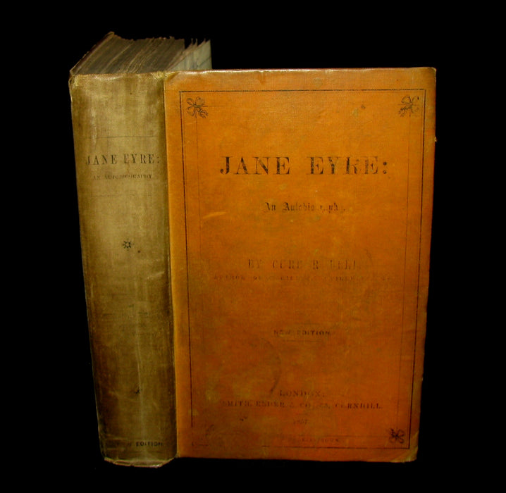 1857 Rare Early Edition - JANE EYRE. An Autobiography by Currer Bell (CHARLOTTE BRONTË).