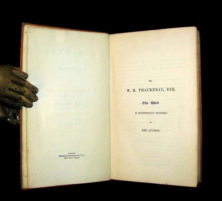 1857 Rare Early Edition - JANE EYRE. An Autobiography by Currer Bell (CHARLOTTE BRONTË).