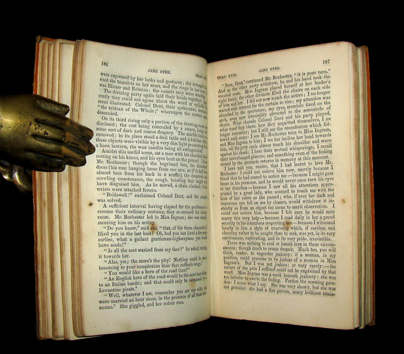 1857 Rare Early Edition - JANE EYRE. An Autobiography by Currer Bell (CHARLOTTE BRONTË).