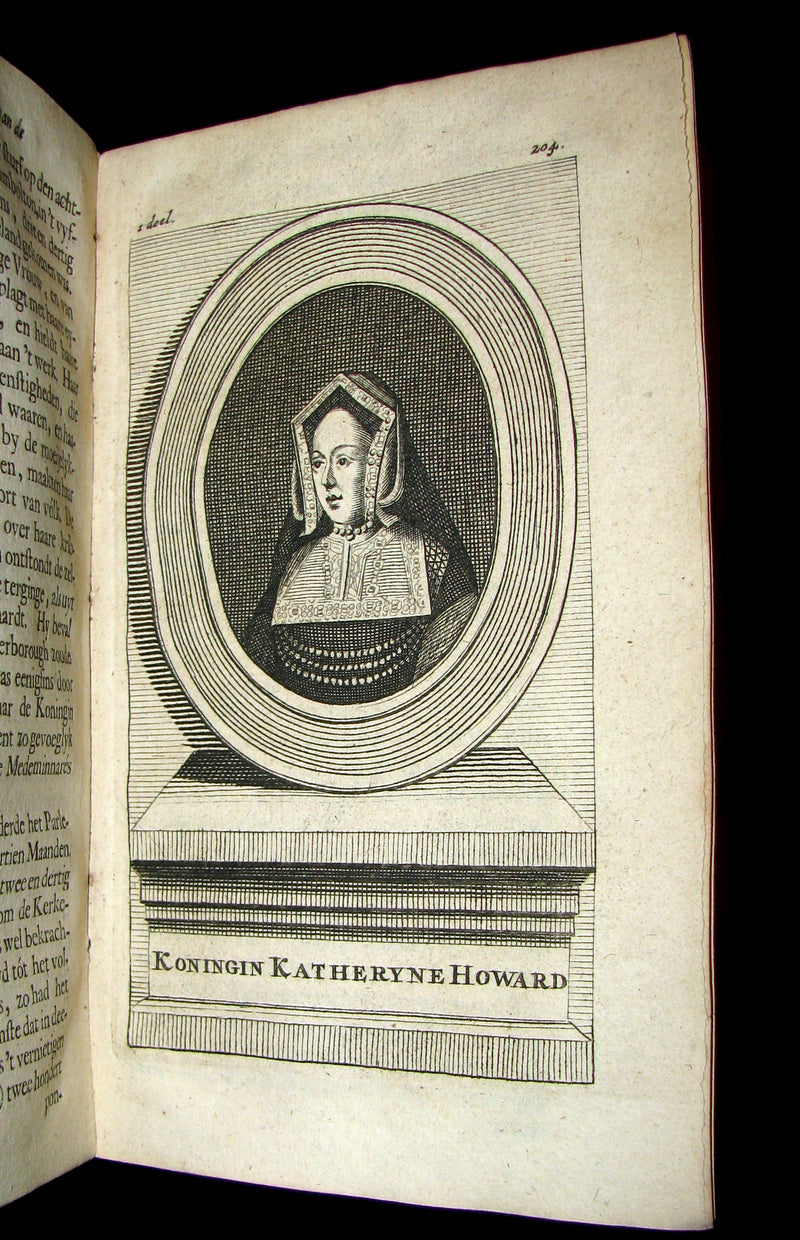 1690 Rare Dutch vellum Book - Gilbert Burnet's History of the Reformation of the Church of England. Illustrated.