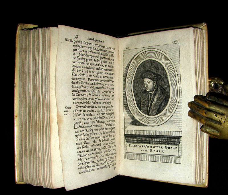 1690 Rare Dutch vellum Book - Gilbert Burnet's History of the Reformation of the Church of England. Illustrated.