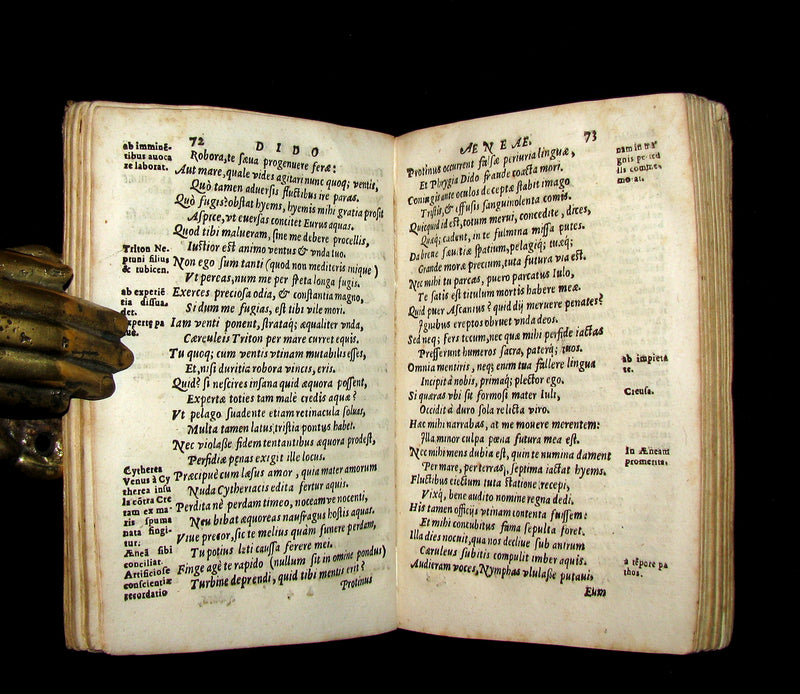 1621 Scarce Latin vellum Book ~ OVID's Heroines - HEROIDES EPISTOLAE (Letters of Heroines).