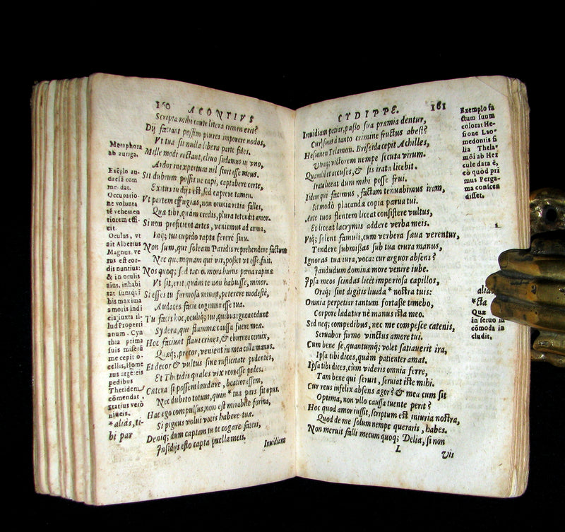 1621 Scarce Latin vellum Book ~ OVID's Heroines - HEROIDES EPISTOLAE (Letters of Heroines).