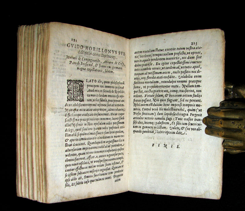 1621 Scarce Latin vellum Book ~ OVID's Heroines - HEROIDES EPISTOLAE (Letters of Heroines).