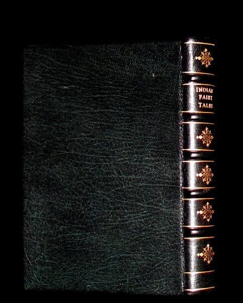 1892 1stED Book - Nice binding - INDIAN Fairy Tales by Joseph Jacobs illustrated by John D. Batten.