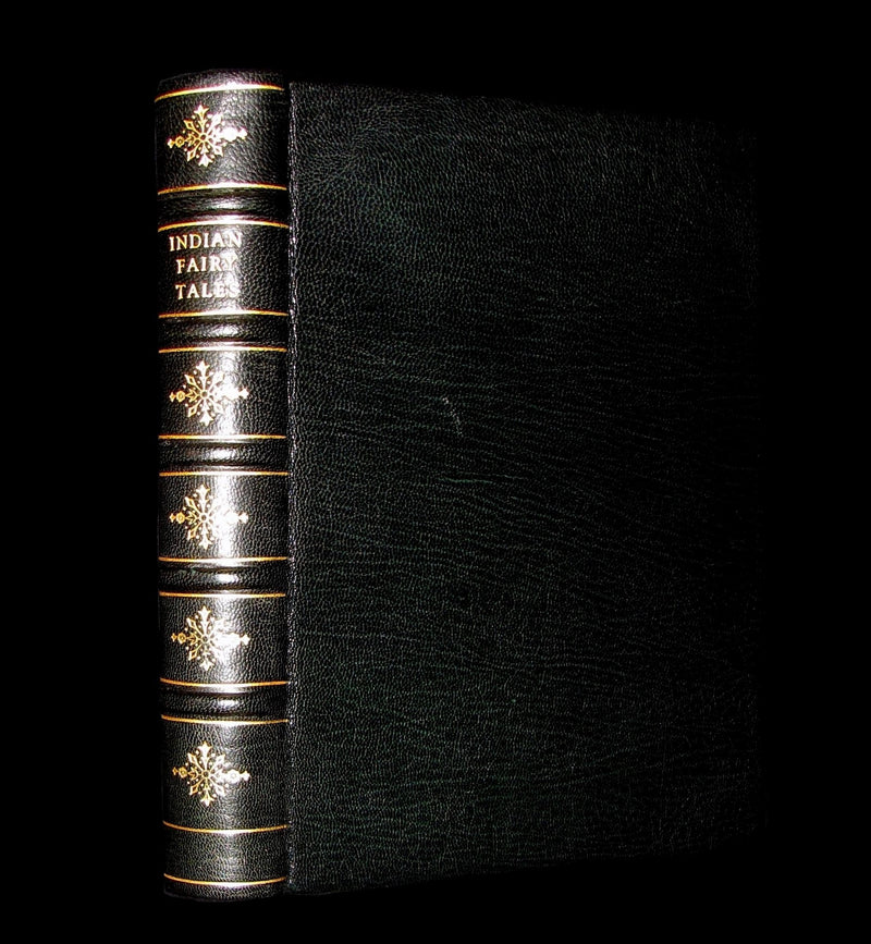 1892 1stED Book - Nice binding - INDIAN Fairy Tales by Joseph Jacobs illustrated by John D. Batten.