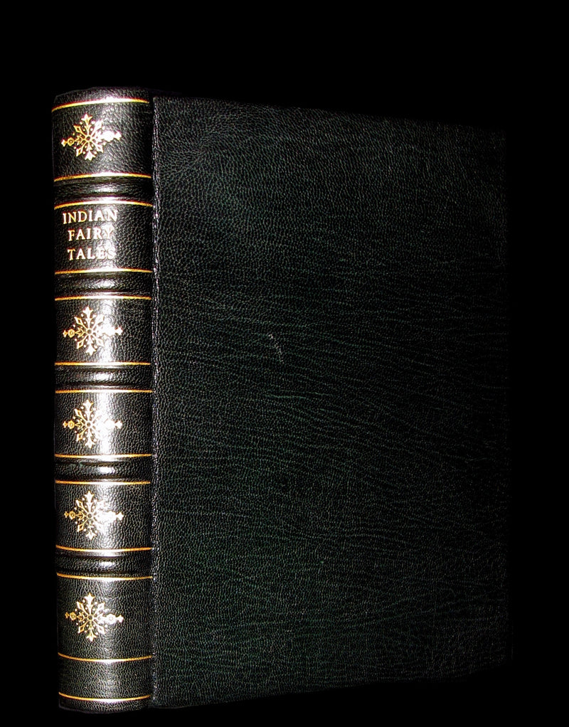 1892 1stED Book - Nice binding - INDIAN Fairy Tales by Joseph Jacobs illustrated by John D. Batten.
