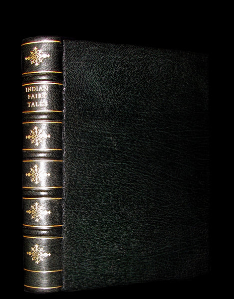 1892 1stED Book - Nice binding - INDIAN Fairy Tales by Joseph Jacobs illustrated by John D. Batten.