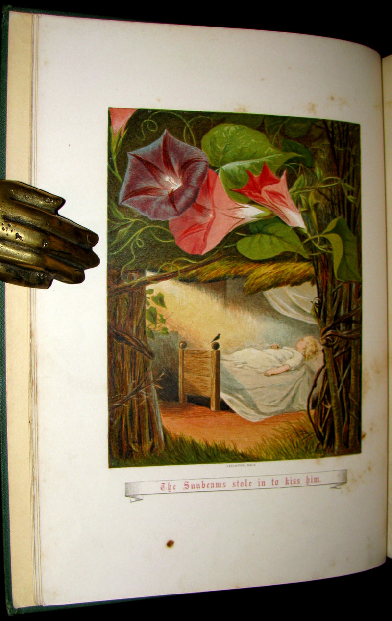 1874 Rare Victorian Book - The Story Without An End by Sarah Austin Illustrated by Eleanor Vere Boyle.