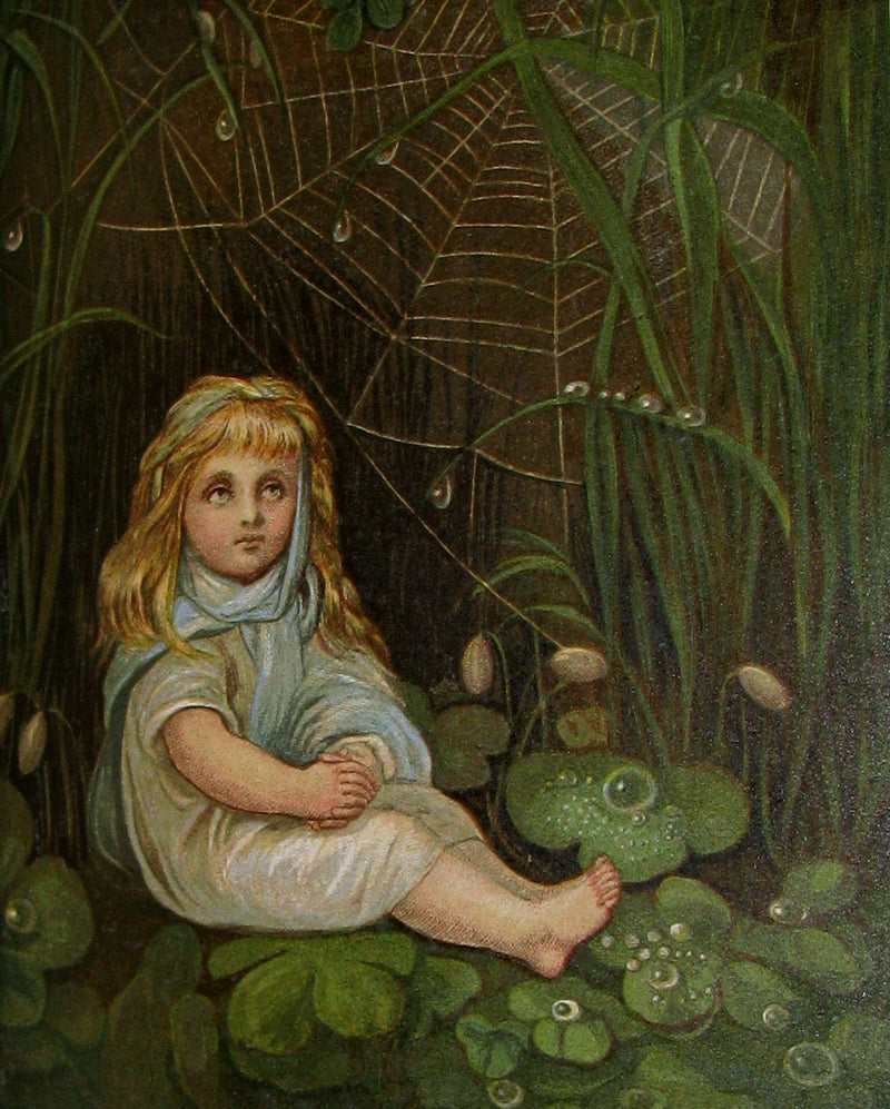 1874 Rare Victorian Book - The Story Without An End by Sarah Austin Illustrated by Eleanor Vere Boyle.