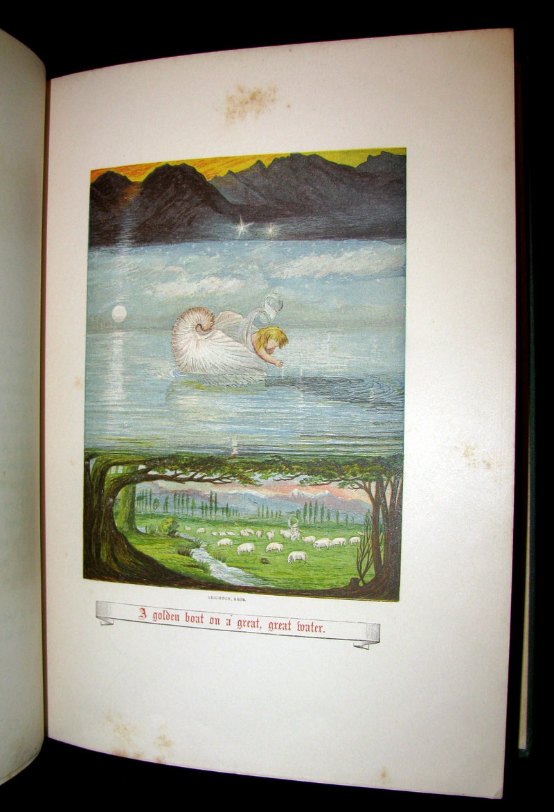 1874 Rare Victorian Book - The Story Without An End by Sarah Austin Illustrated by Eleanor Vere Boyle.