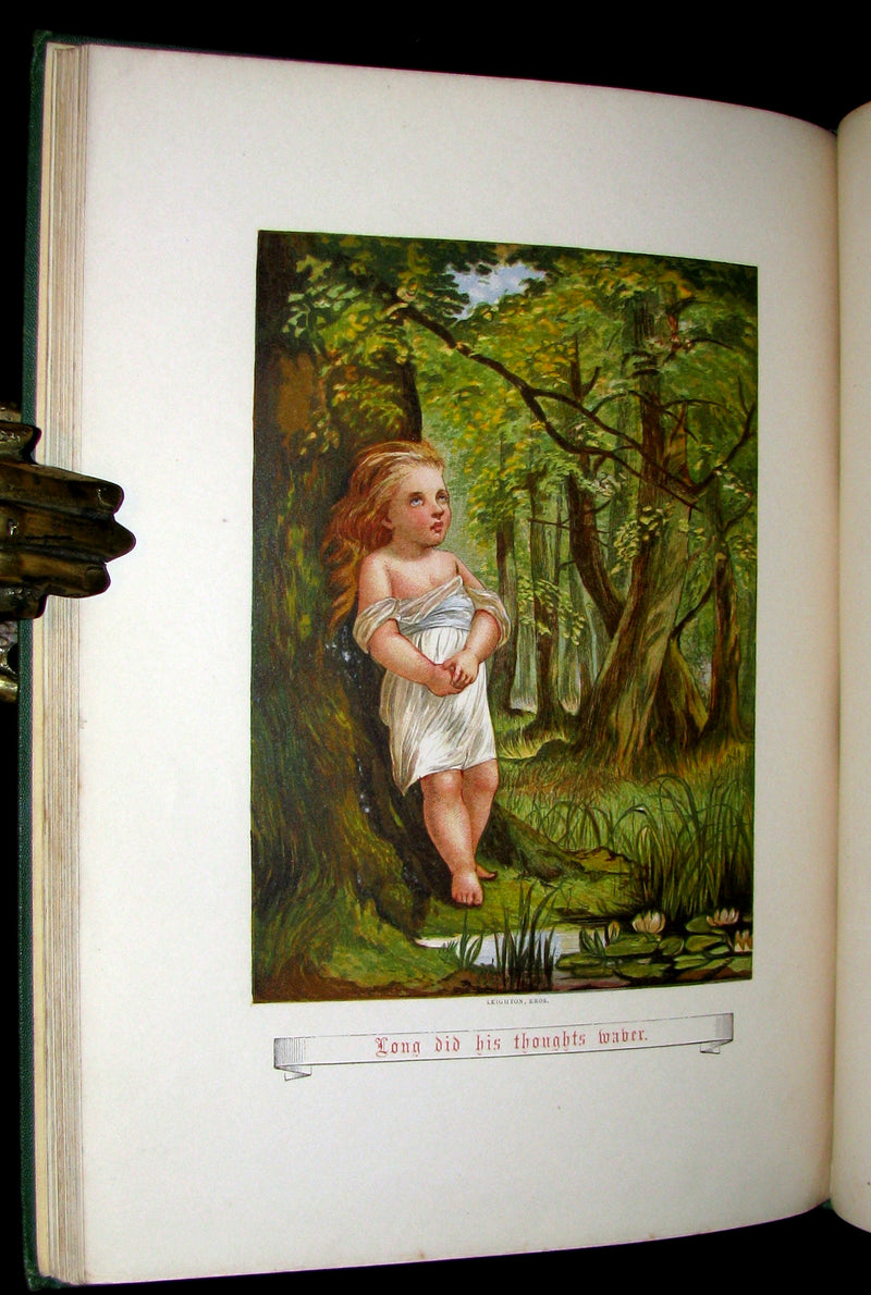 1874 Rare Victorian Book - The Story Without An End by Sarah Austin Illustrated by Eleanor Vere Boyle.