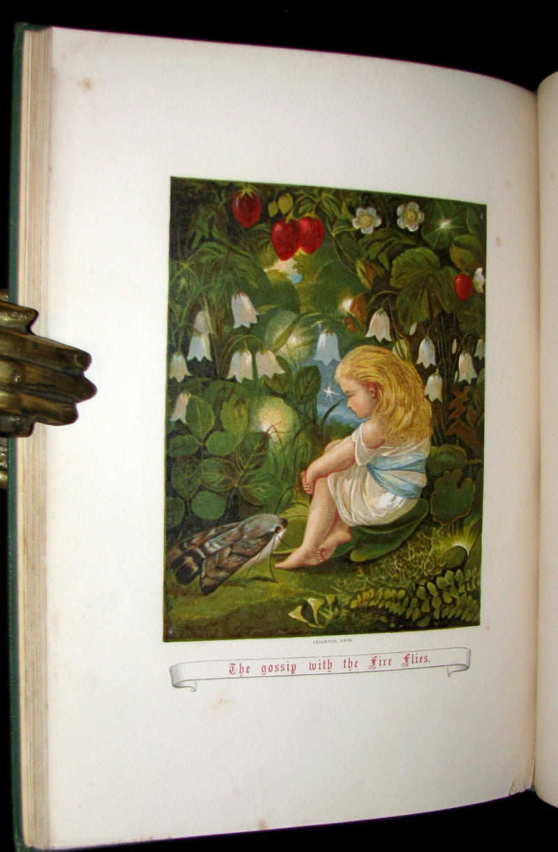 1874 Rare Victorian Book - The Story Without An End by Sarah Austin Illustrated by Eleanor Vere Boyle.