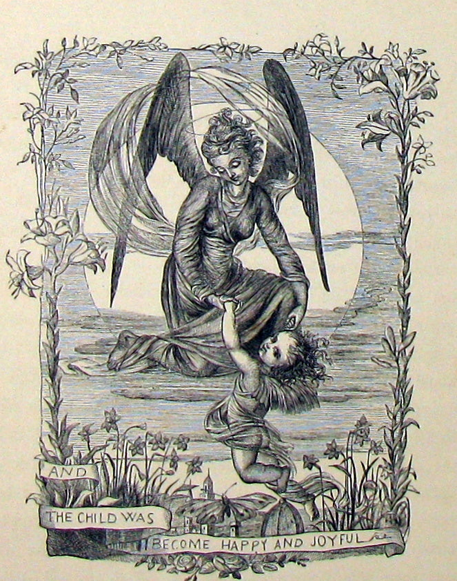 1874 Rare Victorian Book - The Story Without An End by Sarah Austin Illustrated by Eleanor Vere Boyle.