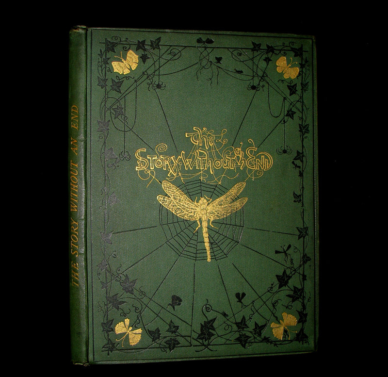 1874 Rare Victorian Book - The Story Without An End by Sarah Austin Illustrated by Eleanor Vere Boyle.