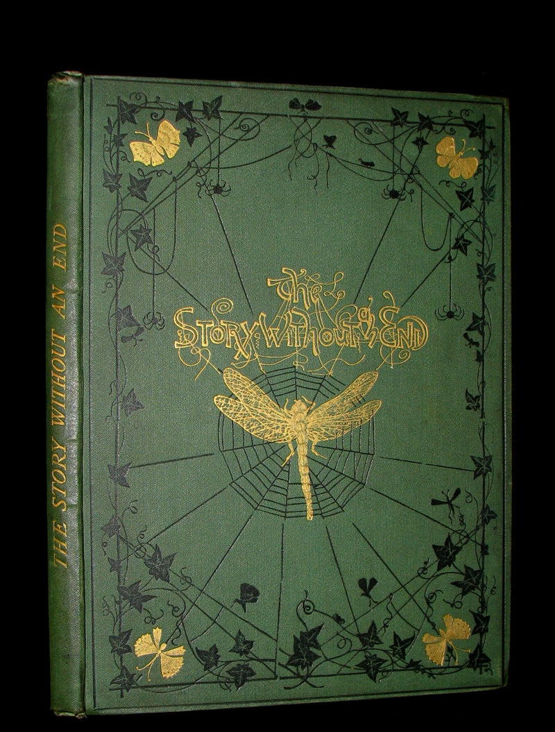 1874 Rare Victorian Book - The Story Without An End by Sarah Austin Illustrated by Eleanor Vere Boyle.