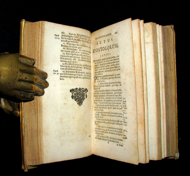 1696 Scarce Latin Vellum Book - Novum Jesu Christi Testamentum - New Testament.