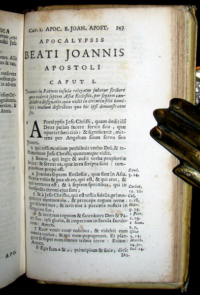 1696 Scarce Latin Vellum Book - Novum Jesu Christi Testamentum - New Testament.