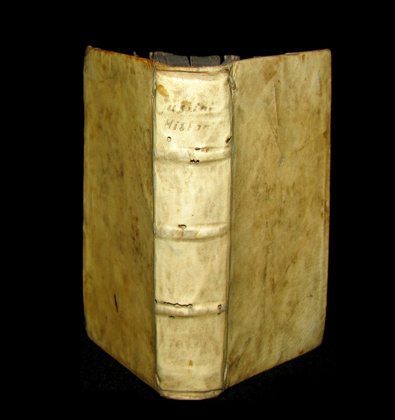 1670 Scarce Latin vellum Book - Justin's Philippic Histories - Justini Historiarum- History of the kings of Macedonia.