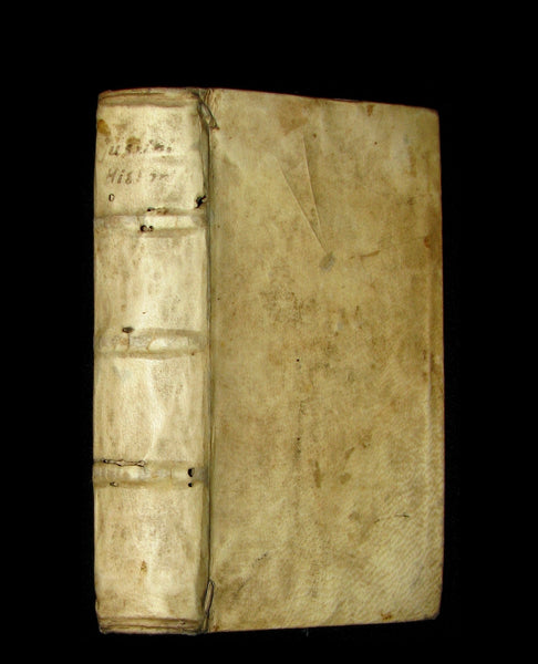 1670 Scarce Latin vellum Book - Justin's Philippic Histories - Justini Historiarum- History of the kings of Macedonia.