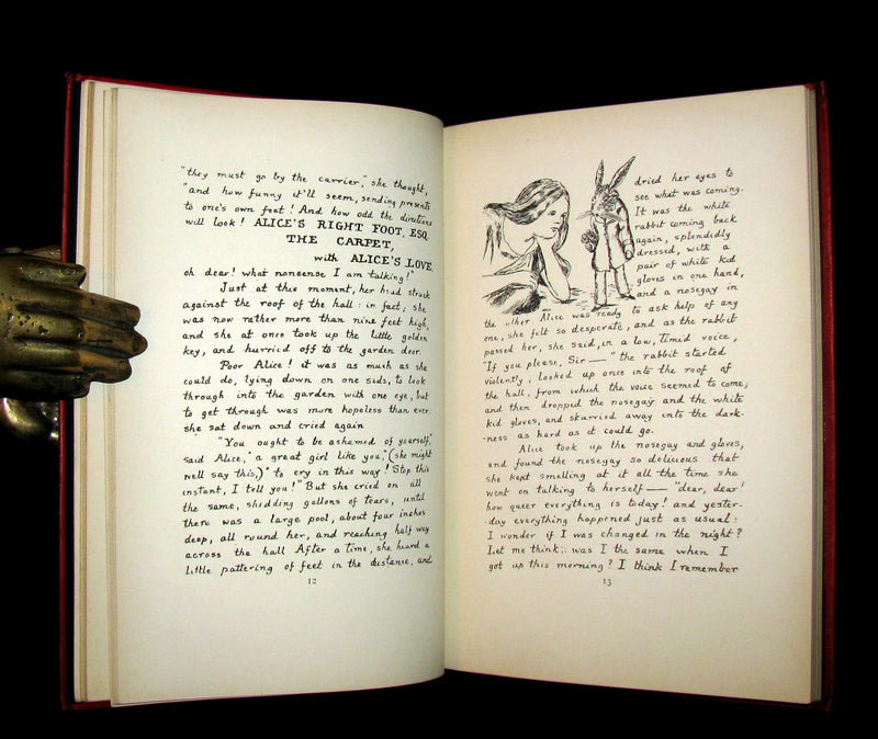 1886 Rare 1st Edition - Alice's Adventures Under Ground illustrated by Lewis Carroll.
