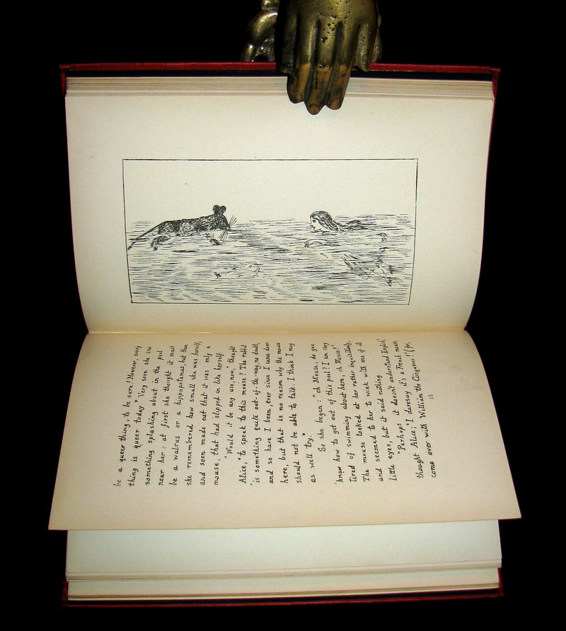 1886 Rare 1st Edition - Alice's Adventures Under Ground illustrated by Lewis Carroll.